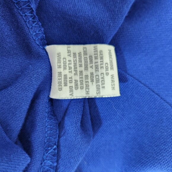 Intro Women’s Stretchy Blue Polo T-shirt Top Plus Size 1X (11) - Picture 10 of 10